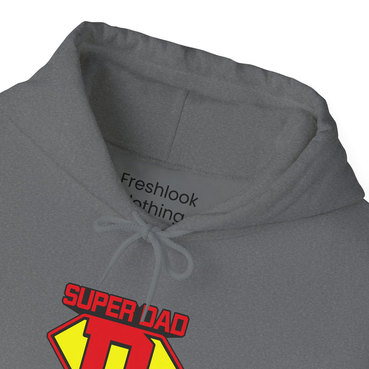 Dad’s Hooded Sweatshirt – Super Dad Design