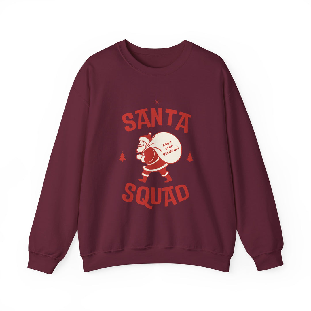 Santa Squad Sweatshirt — Retro Santa Holiday Crewneck
