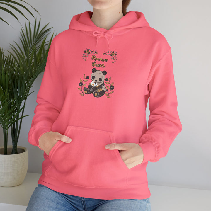 Mom's Unisex Hooded Sweatshirt - Mama Bear Design