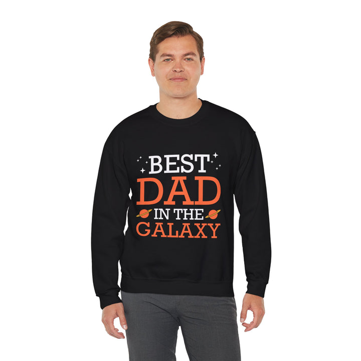 Dad’s Sweatshirt – Best Dad in the Galaxy Design