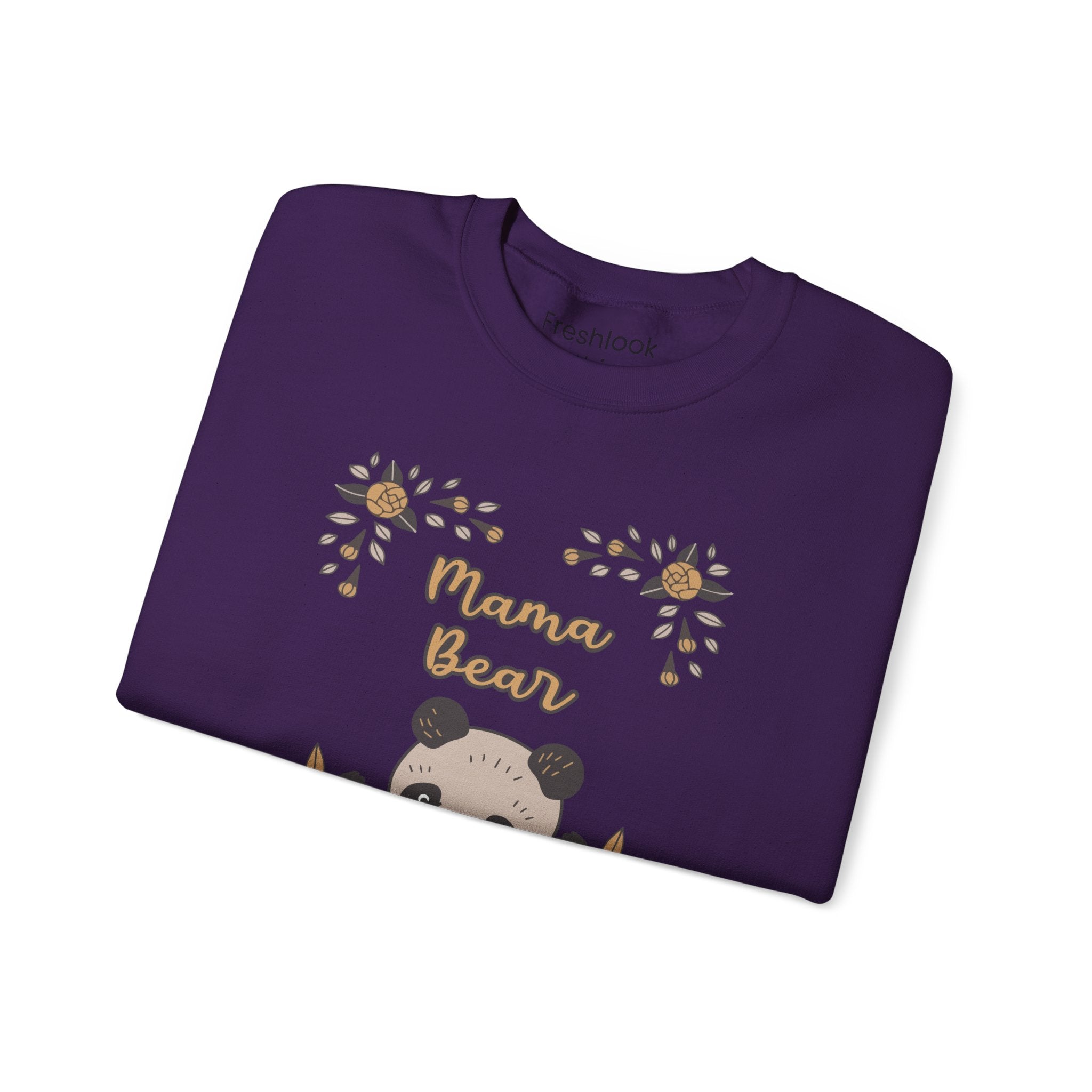 Mom's Sweatshirt - Mama Bear - Cozy Oversized Fit for Animal Lovers Design
