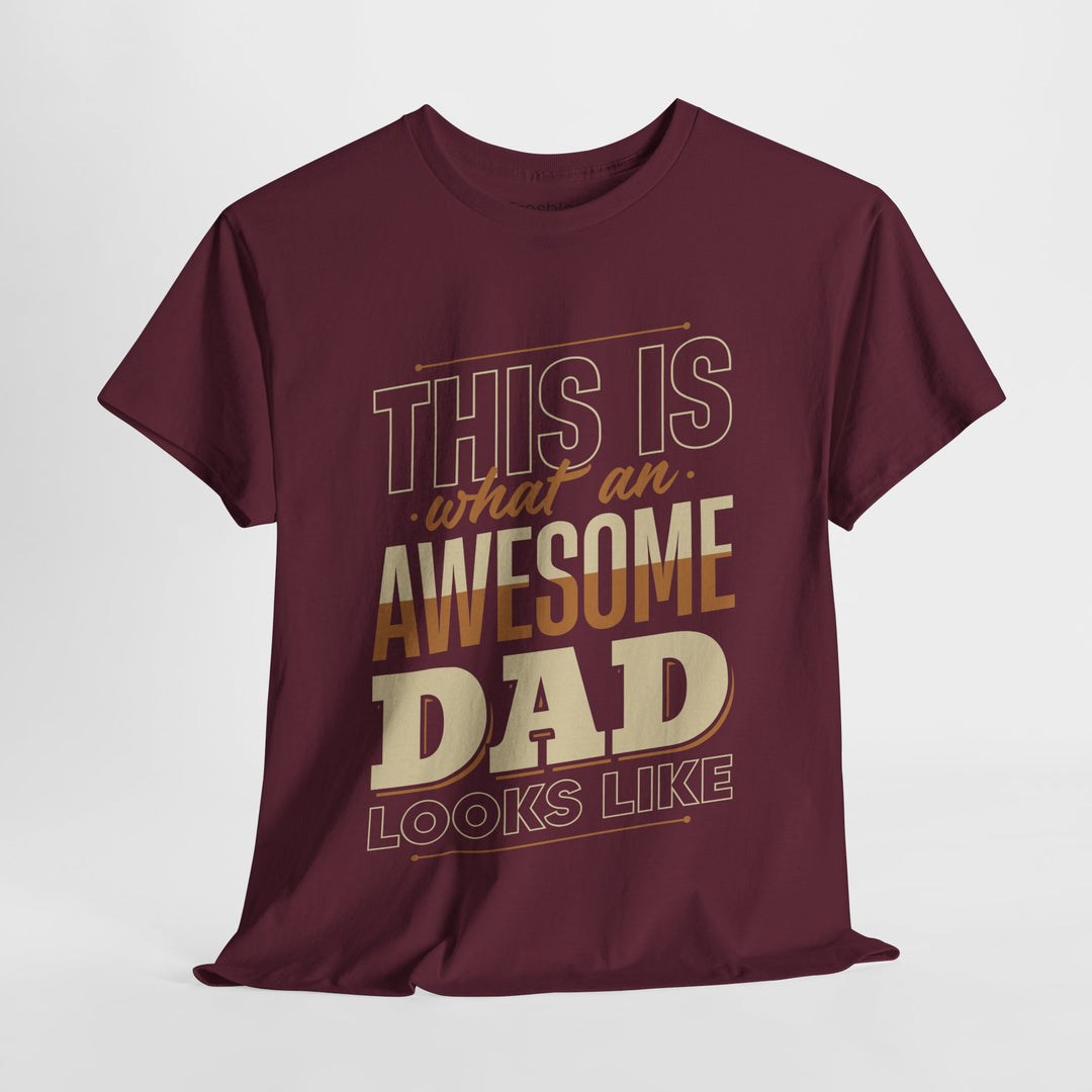 Dad's T-Shirt - This is What an Awesome Dad Looks Like Design