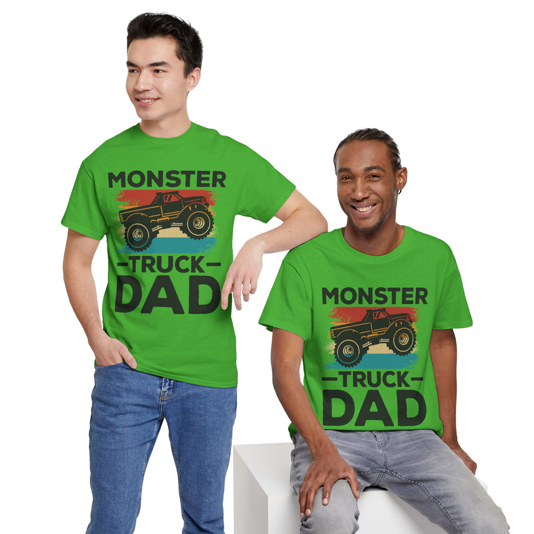 Dad's T-Shirt - Monster Truck Dad Design