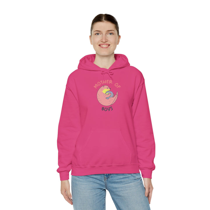 Mom's Unisex Hooded Sweatshirt – Mother of Boys Design