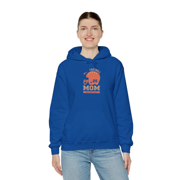 Mom's Hooded Sweatshirt – Football Mom - Perfect Gift for Sports Moms Design