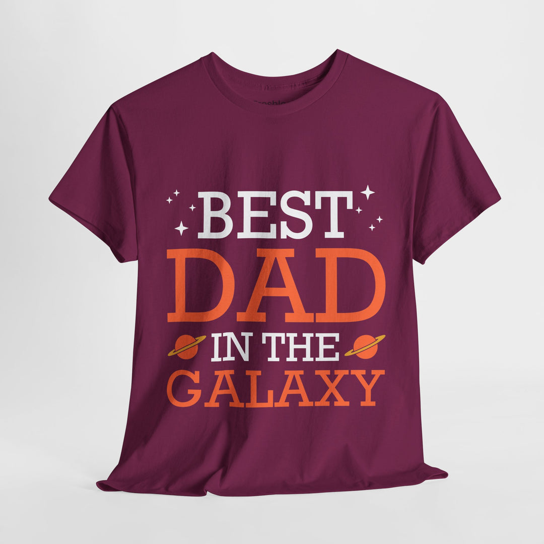 Dad's T-Shirt - Best Dad in the Galaxy Design