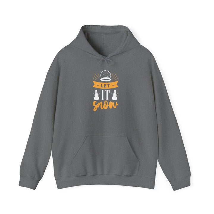 Unisex Heavy Blend™ Hooded Sweatshirt - 'Let It Snow' Cozy Sweatshirt