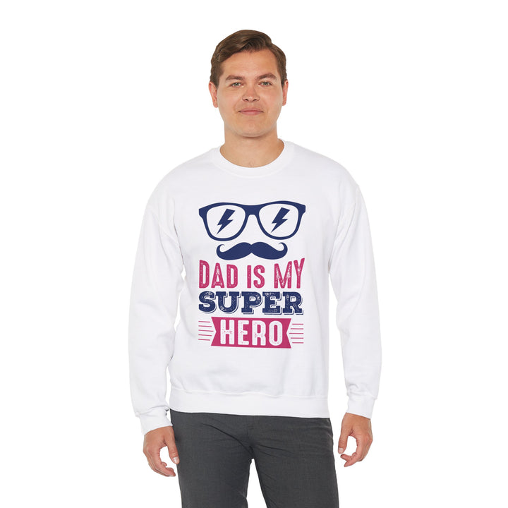 Dad’s Sweatshirt – Dad Is My Superhero Design