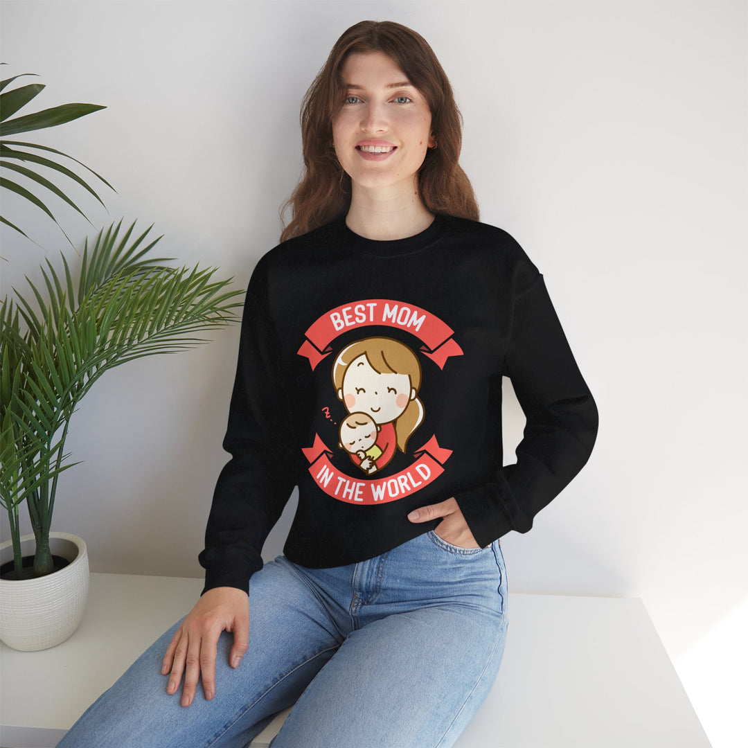 Mom's Sweatshirt - Best Mom in the World Design