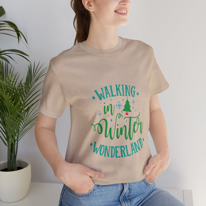 Walking in Winter Wonderland, Christmas T-shirt, Holiday tees, Family Christmas Shirts