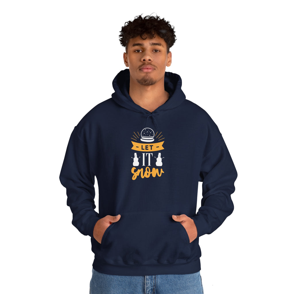 Unisex Heavy Blend™ Hooded Sweatshirt - 'Let It Snow' Cozy Sweatshirt