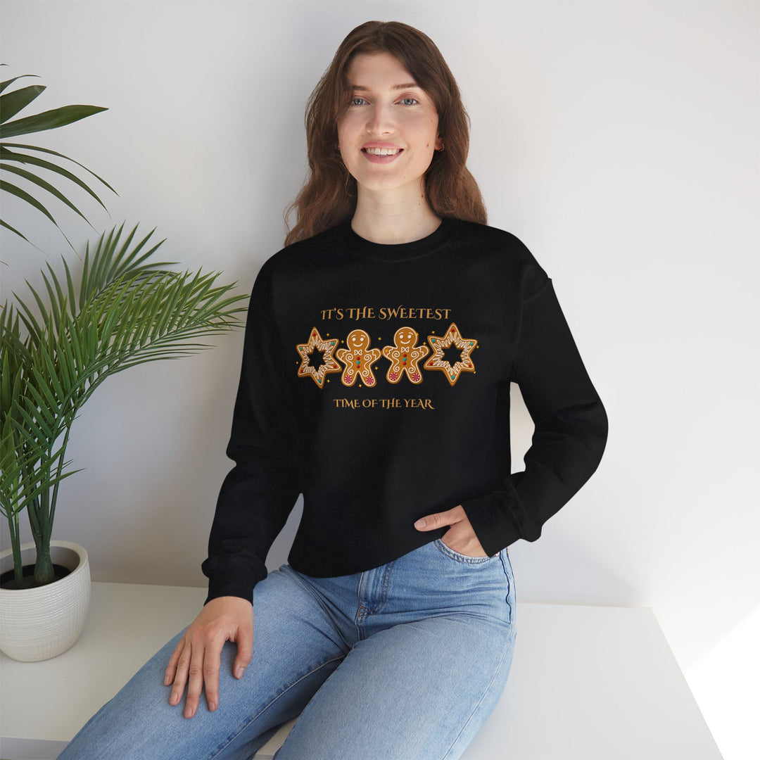 Sweatshirt - "It's the Sweetest Time of the Year" Gingerbread Holiday Crewneck