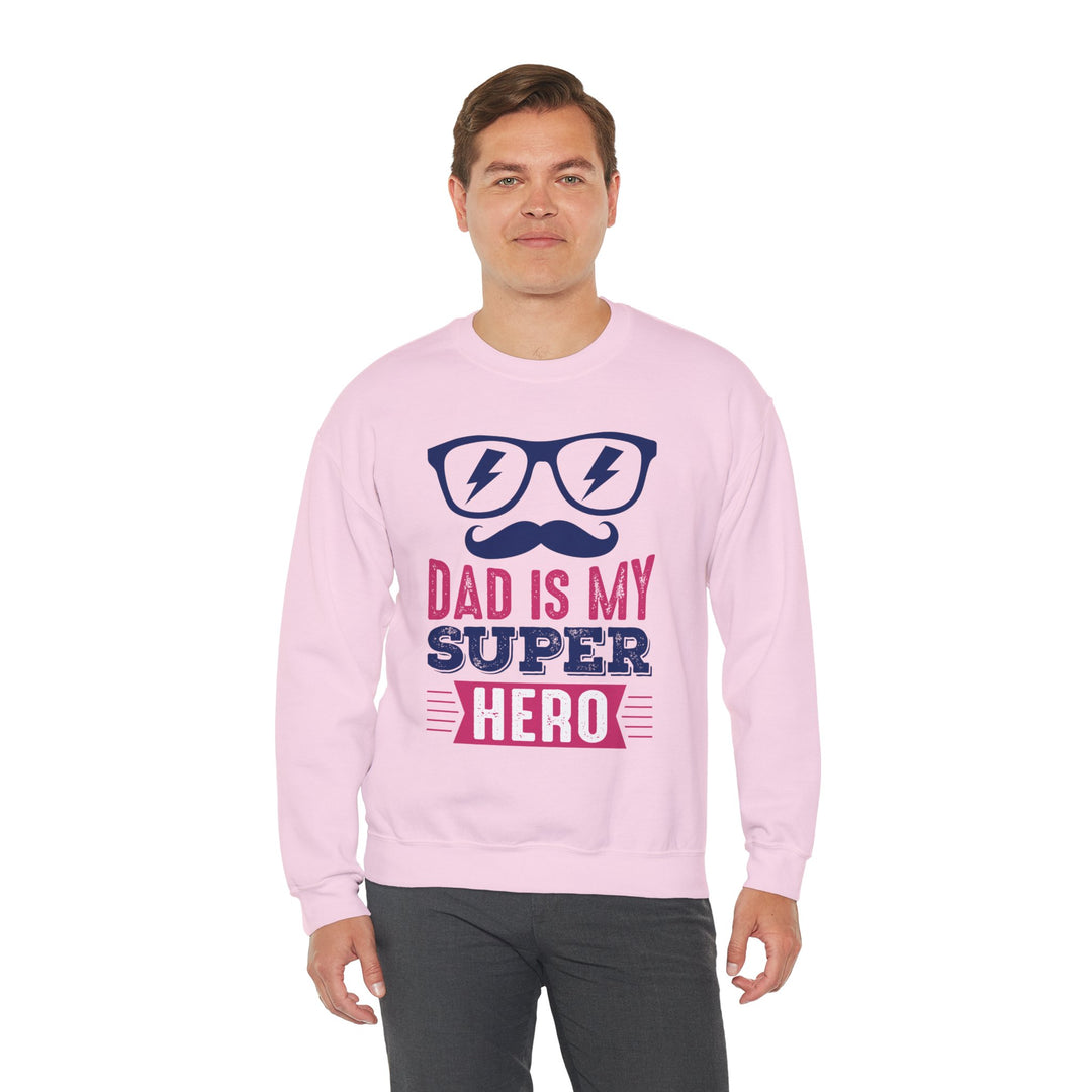 Dad’s Sweatshirt – Dad Is My Superhero Design