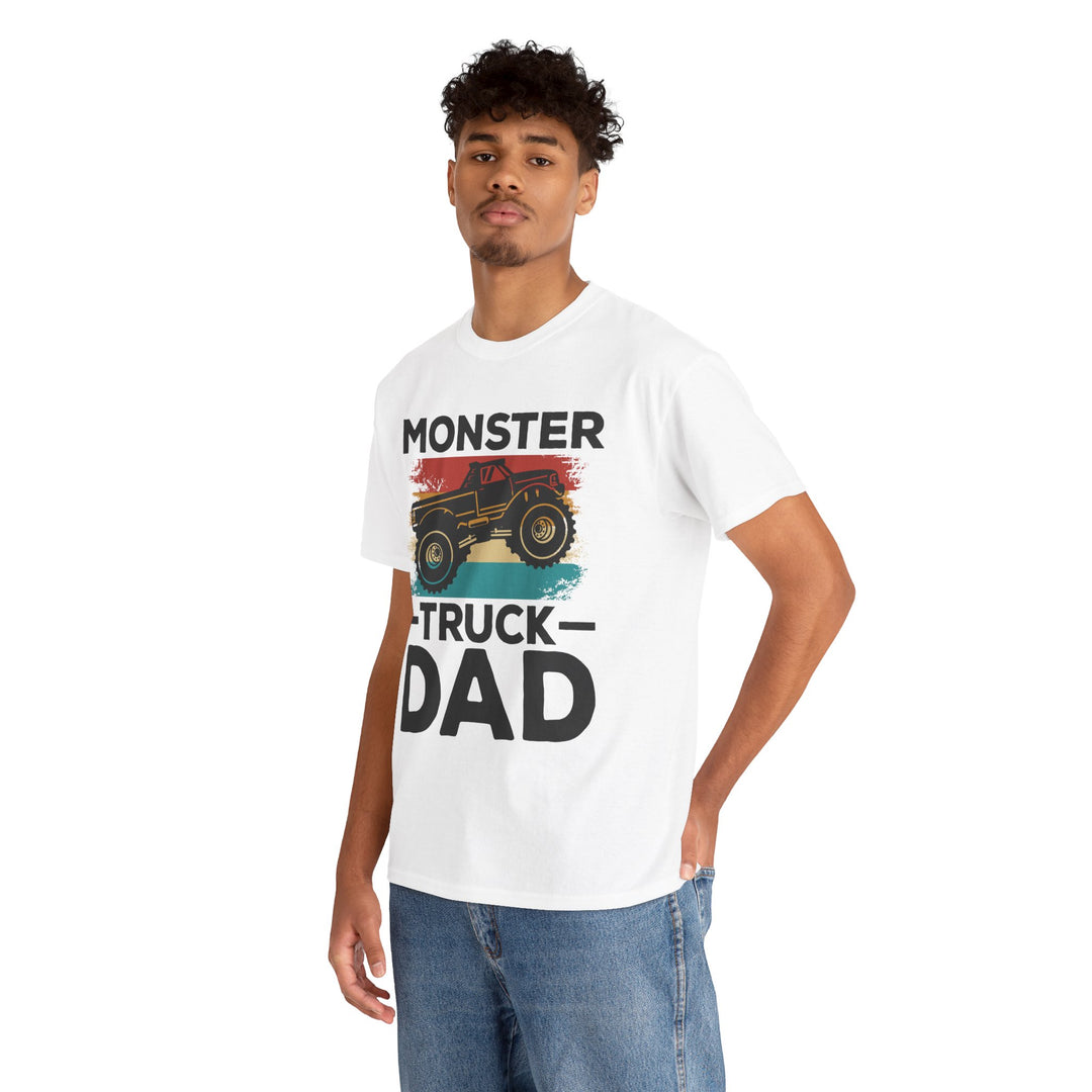 Dad's T-Shirt - Monster Truck Dad Design