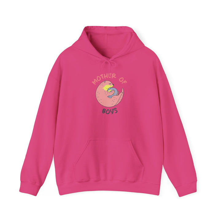 Mom's Unisex Hooded Sweatshirt – Mother of Boys Design