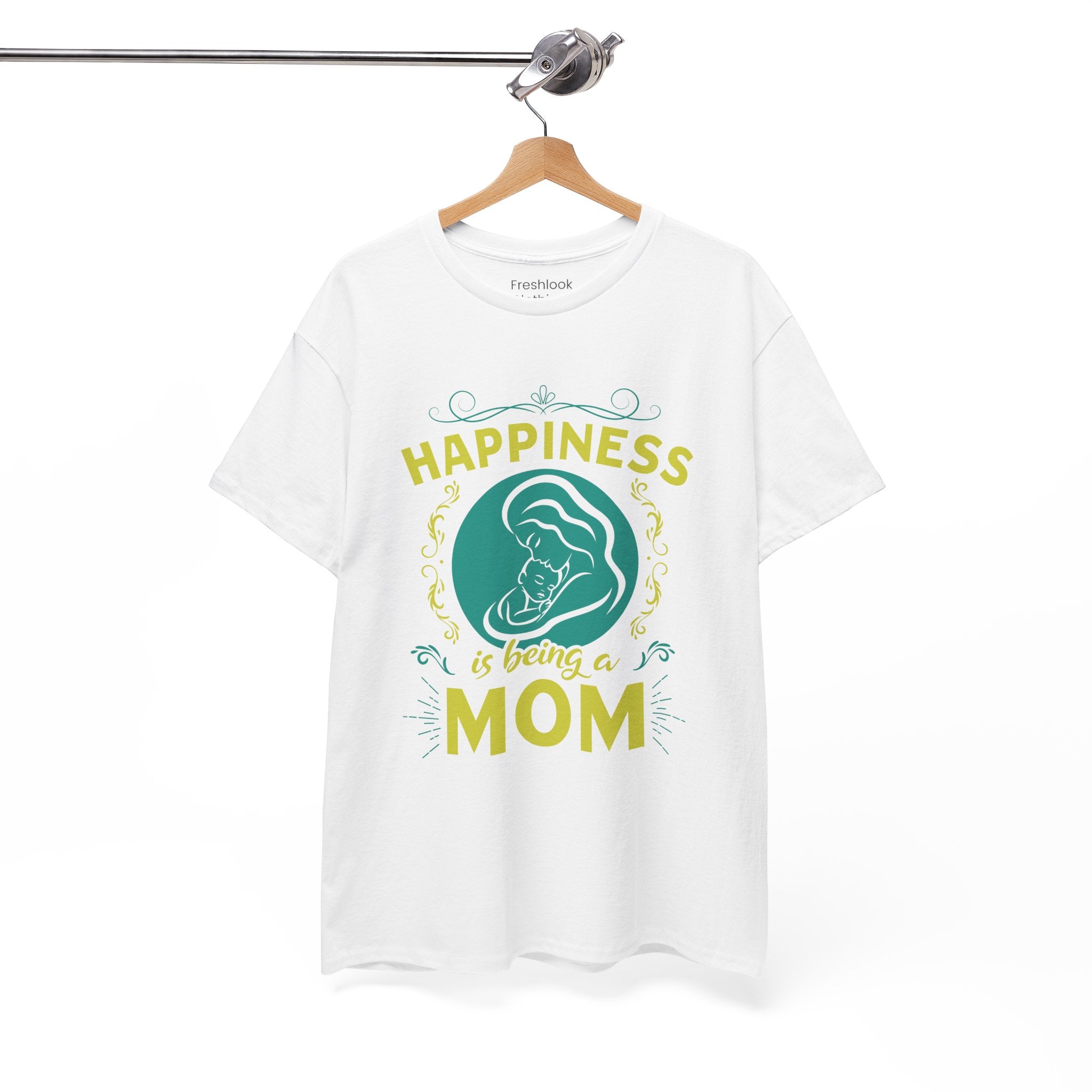 Mom T-Shirt - Happiness is Being a Mom Design
