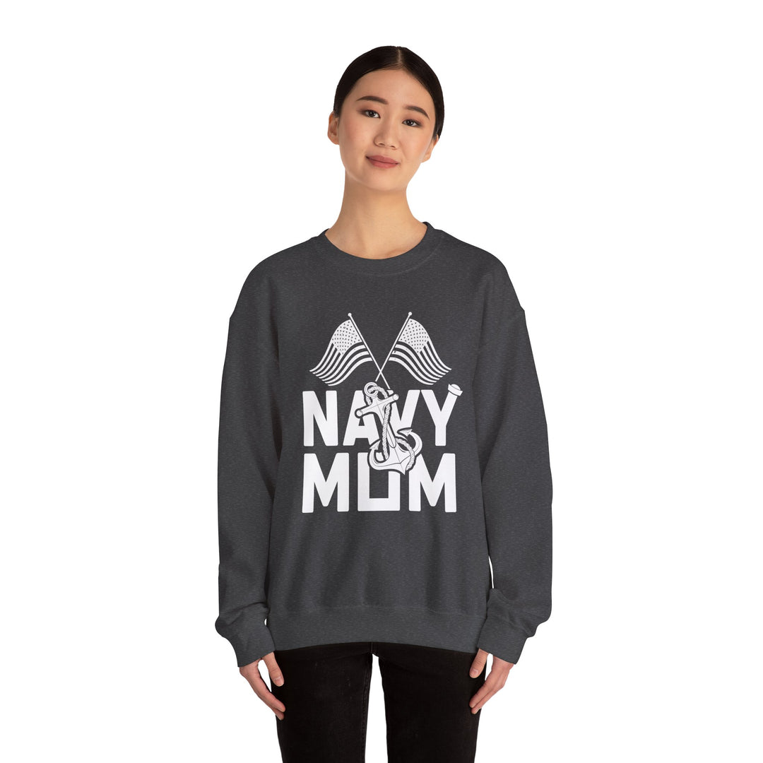 Mom's Sweatshirt - Navy Mom Design – Proud Military Family Apparel