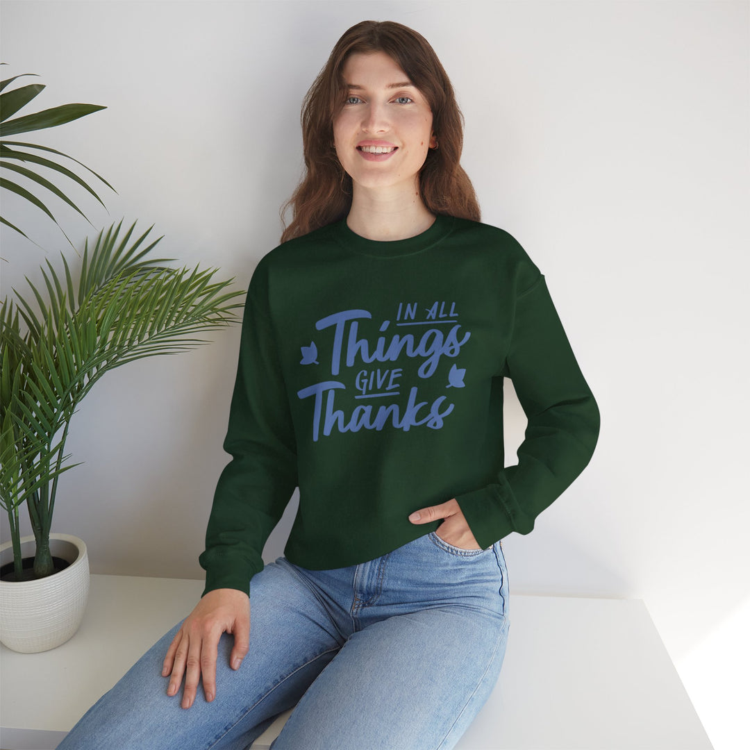 In All Things Give Thanks Design