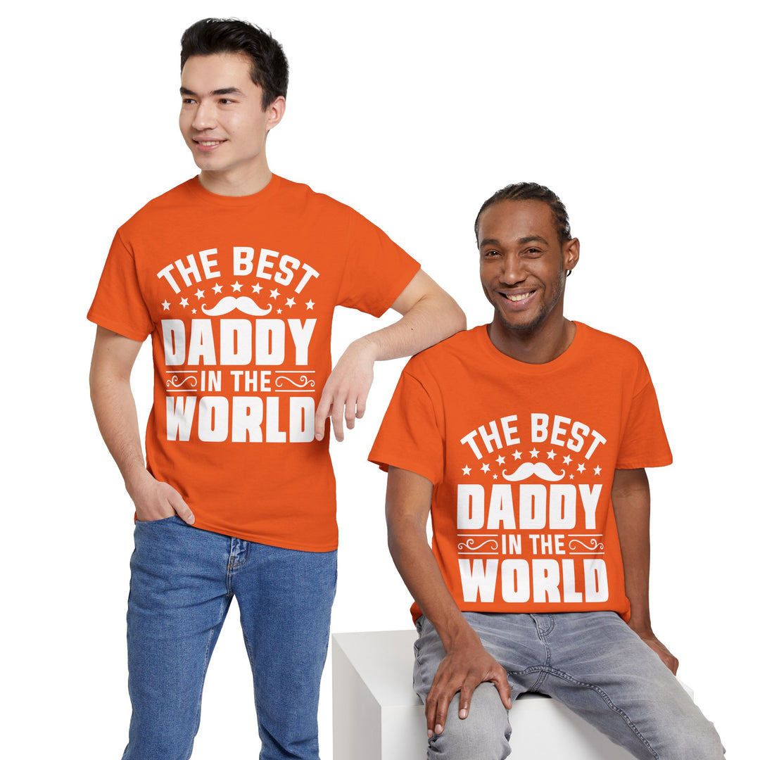 Dad's T-Shirt - The Best Daddy In The World Design