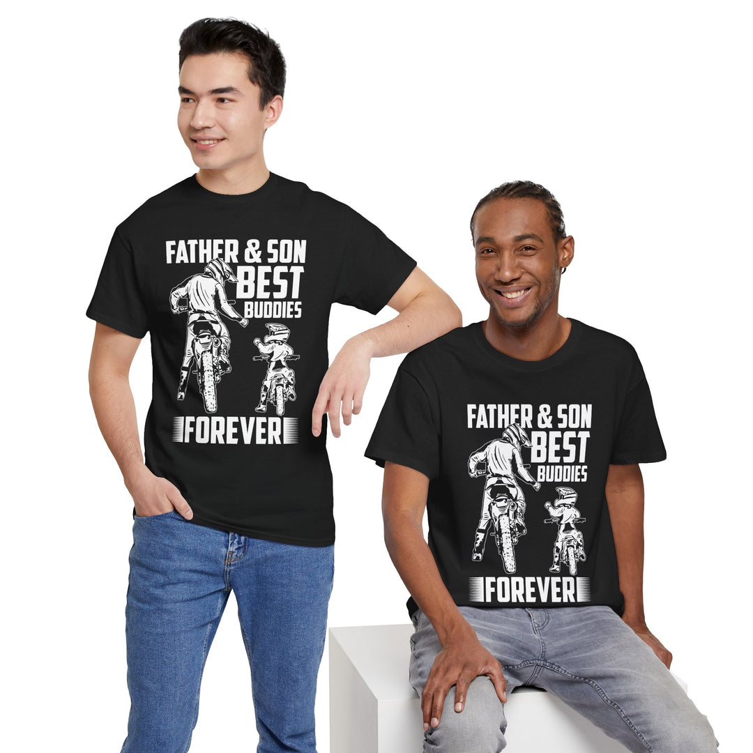 Dad's T-Shirt - Father & Son Best Buddies Forever Design