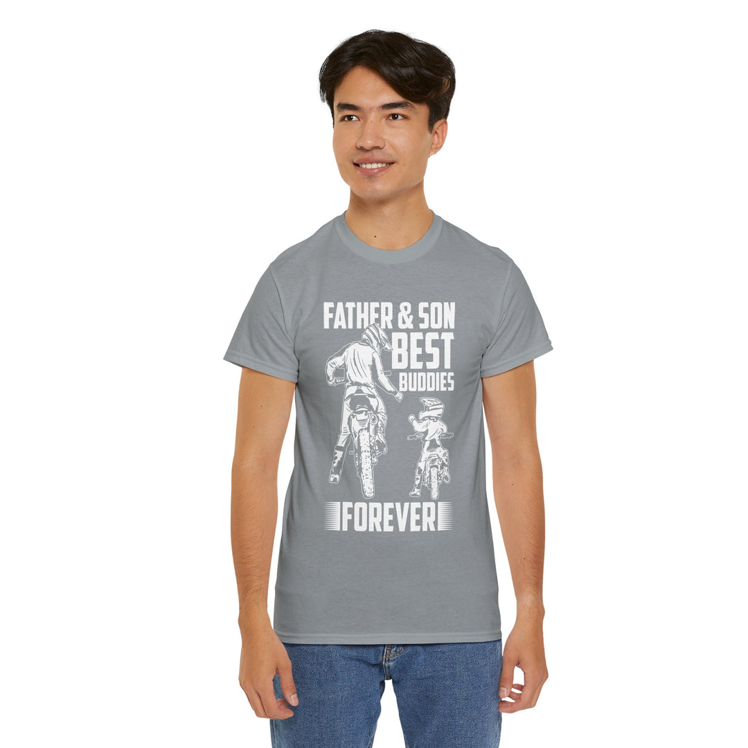 Dad's T-Shirt - Father & Son Best Buddies Forever Design