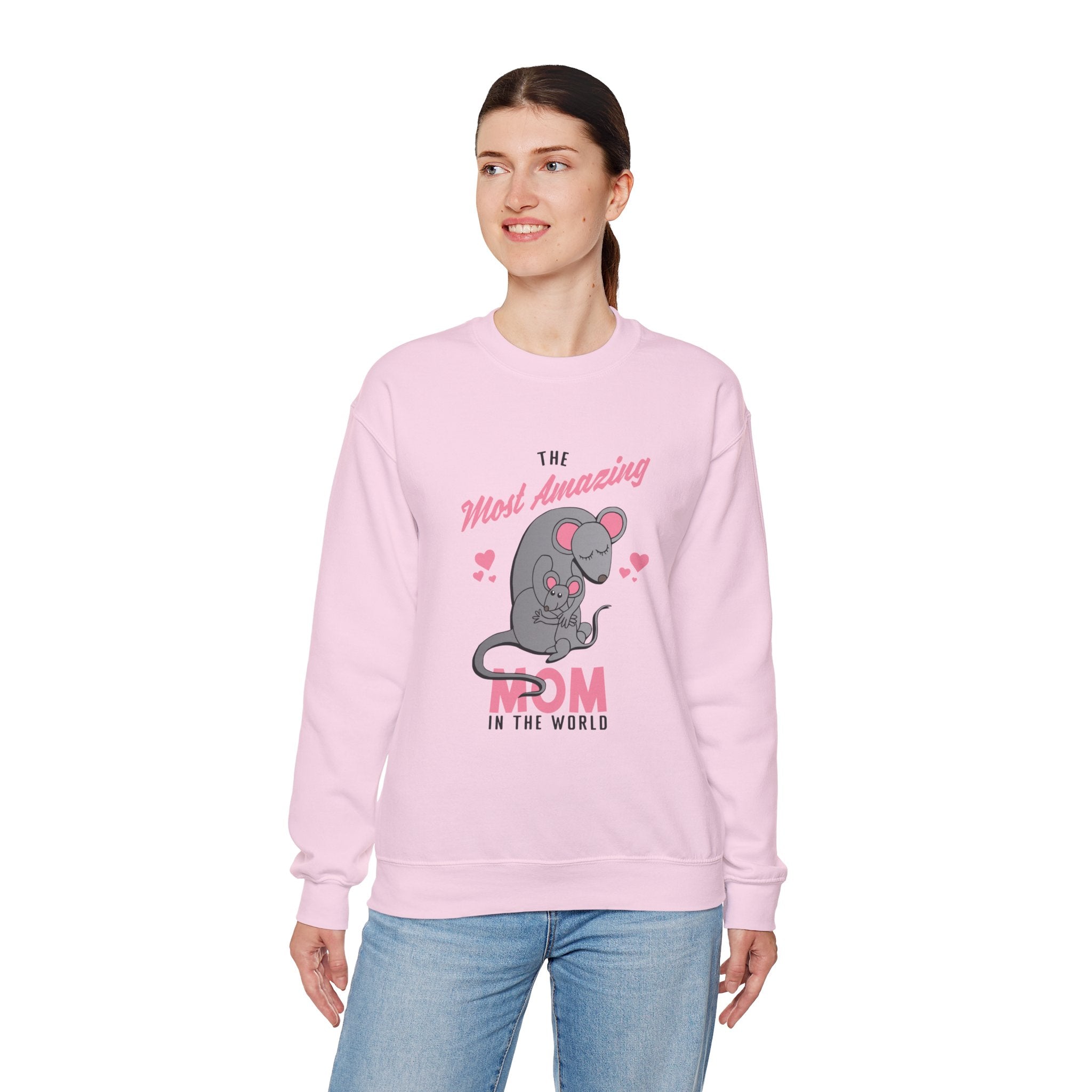 Mom Sweatshirt - The Most Amazing Mom Design