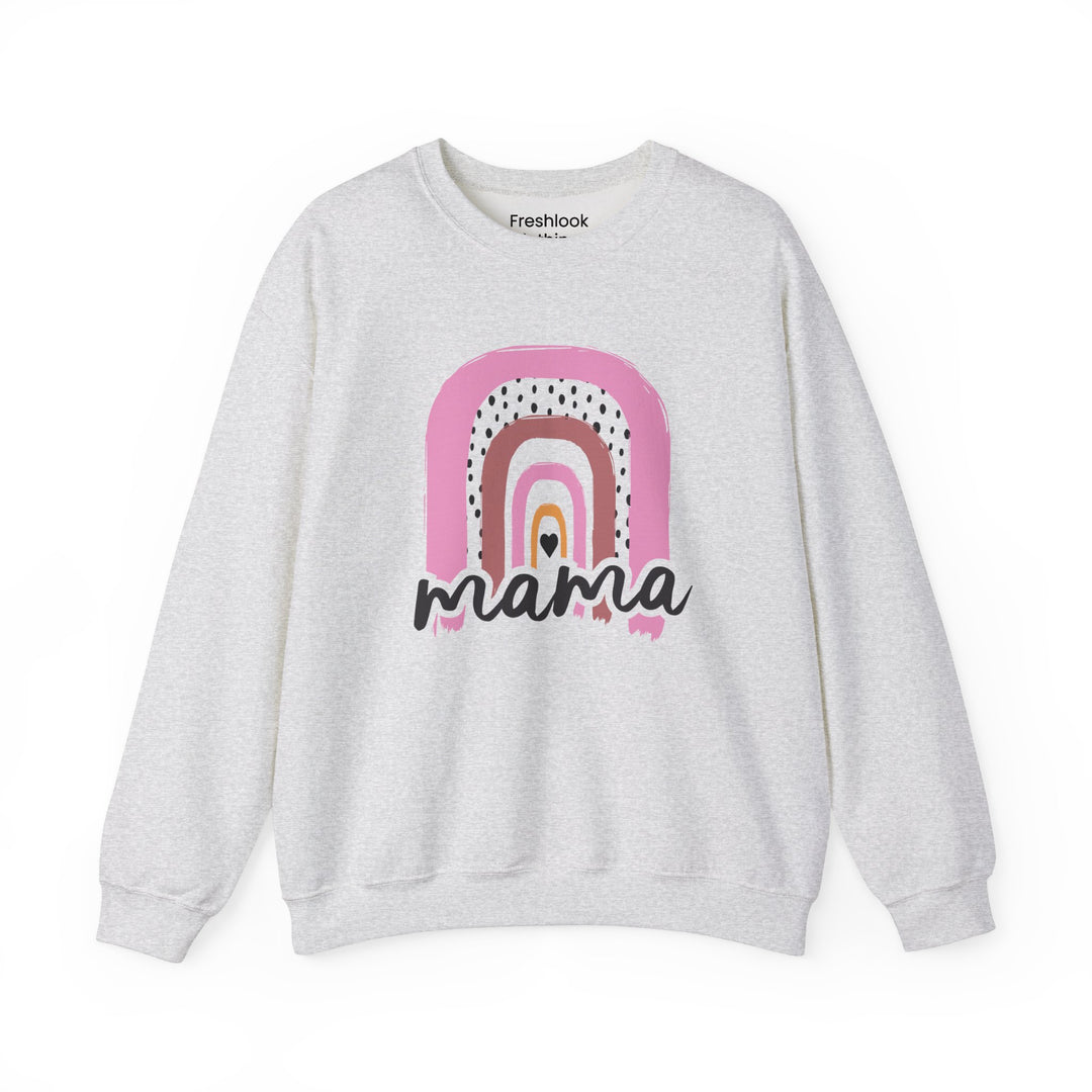 Mom's Sweatshirt - Mama Rainbow Design