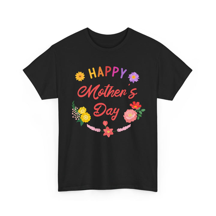 Mom T-Shirt - Happy Mother's Day Floral Design