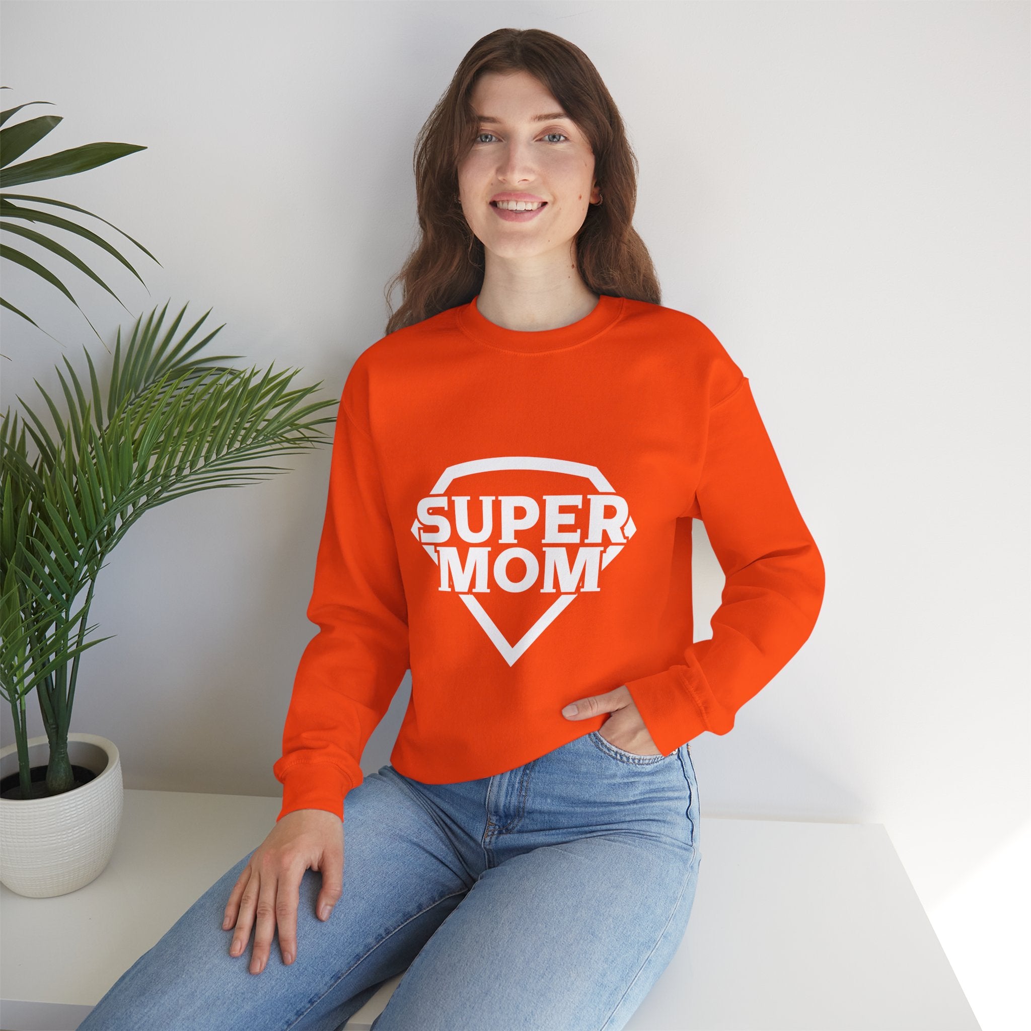 Mom Sweatshirt - Super Mom Design
