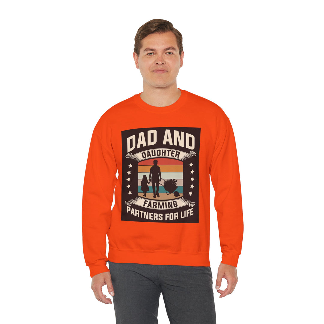 Dad’s Sweatshirt – Dad and Daughter Farming Partners For Life Design