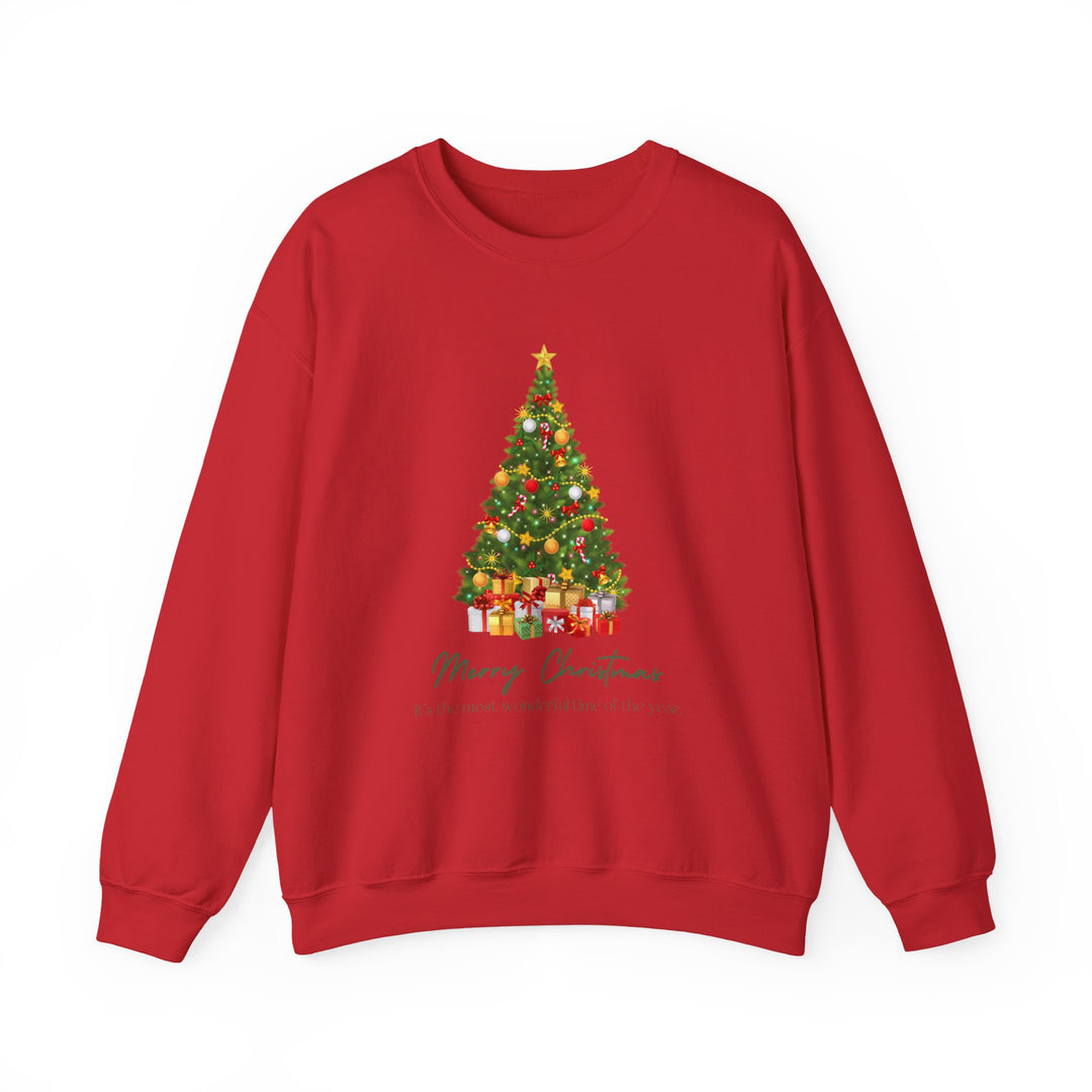 Christmas Tree Sweatshirt — Merry Christmas Holiday Crewneck
