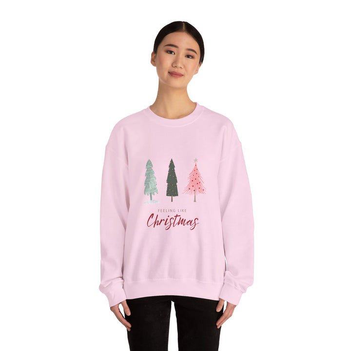 Feeling Like Christmas Crewneck Sweatshirt - Unisex Holiday Sweatshirt