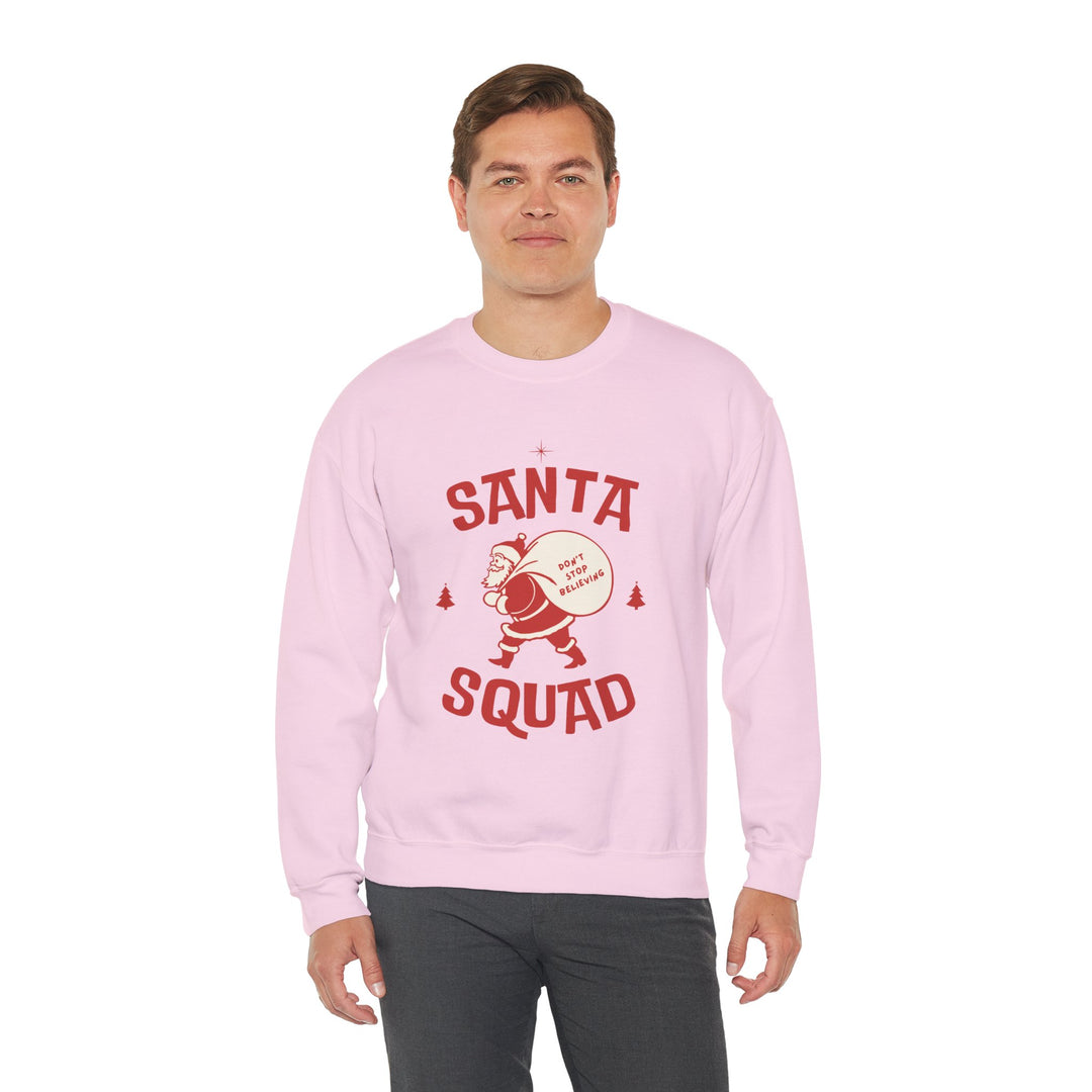 Santa Squad Sweatshirt — Retro Santa Holiday Crewneck