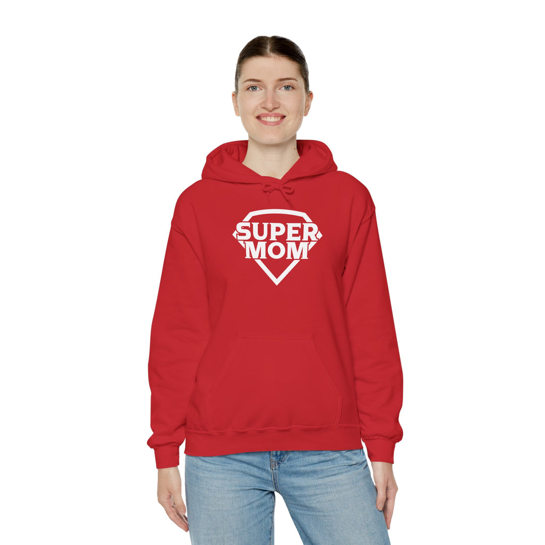 Mom's Unisex Hooded Sweatshirt - Super Mom Design