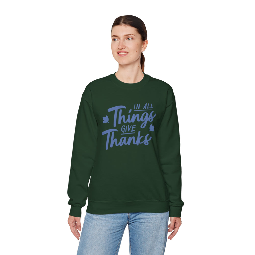 In All Things Give Thanks Design