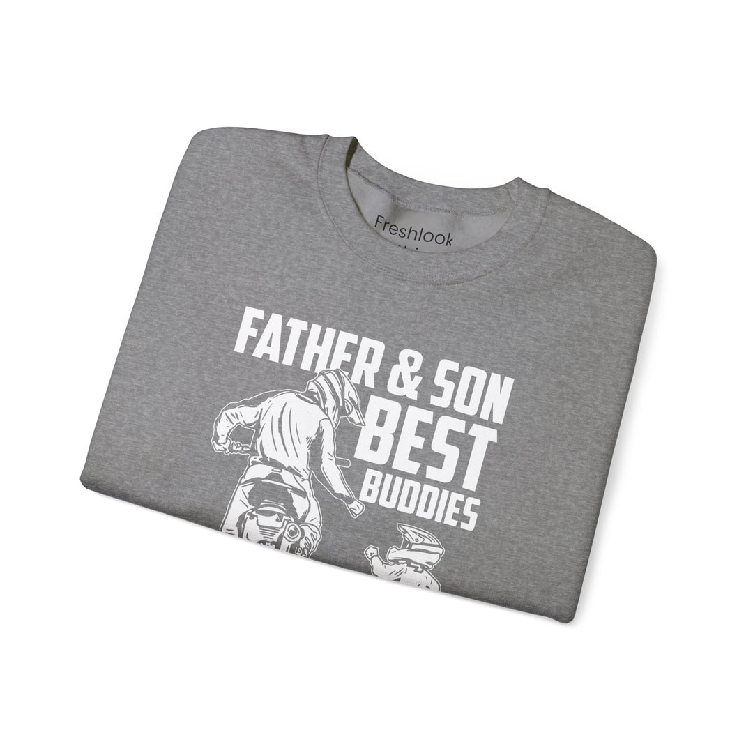 Dad’s Sweatshirt – Father & Son Best Buddies Forever Design