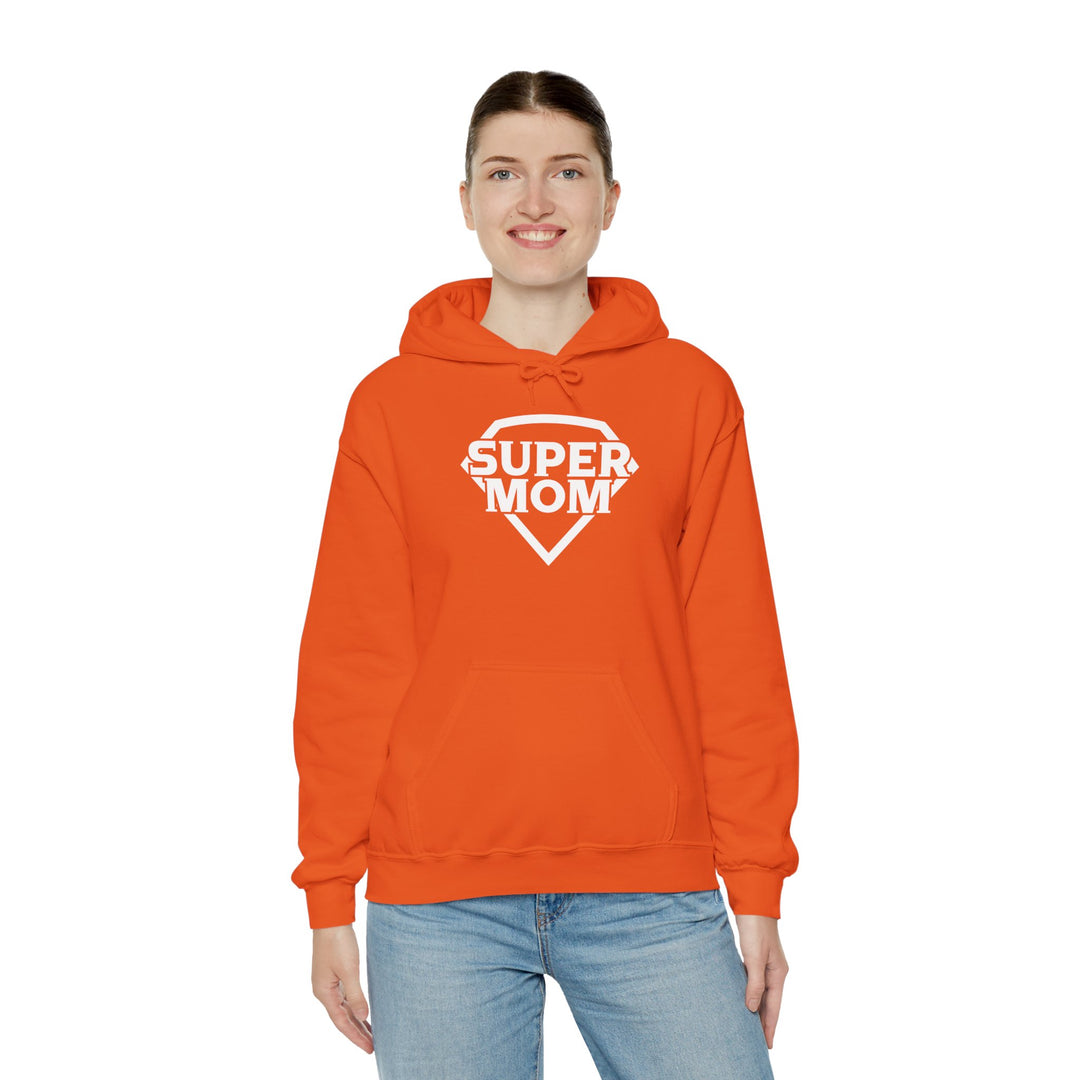 Mom's Unisex Hooded Sweatshirt - Super Mom Design