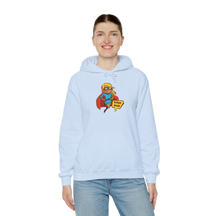 Mom's Unisex Hooded Sweatshirt - Super Mom Design