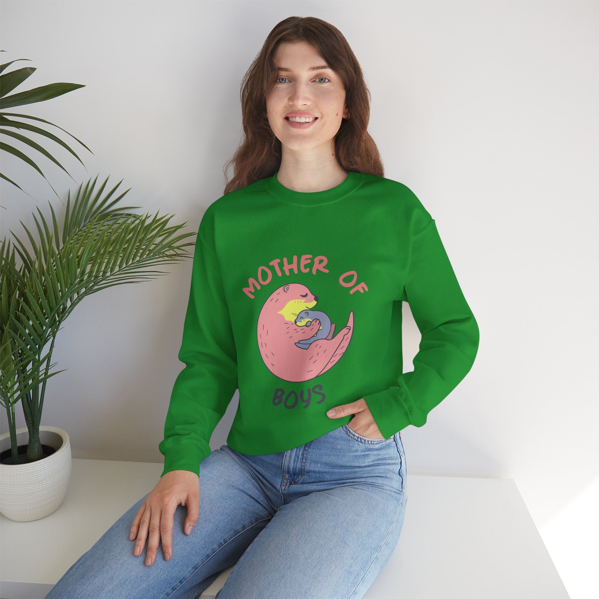 Mom Sweatshirt - Mother of Boys Design