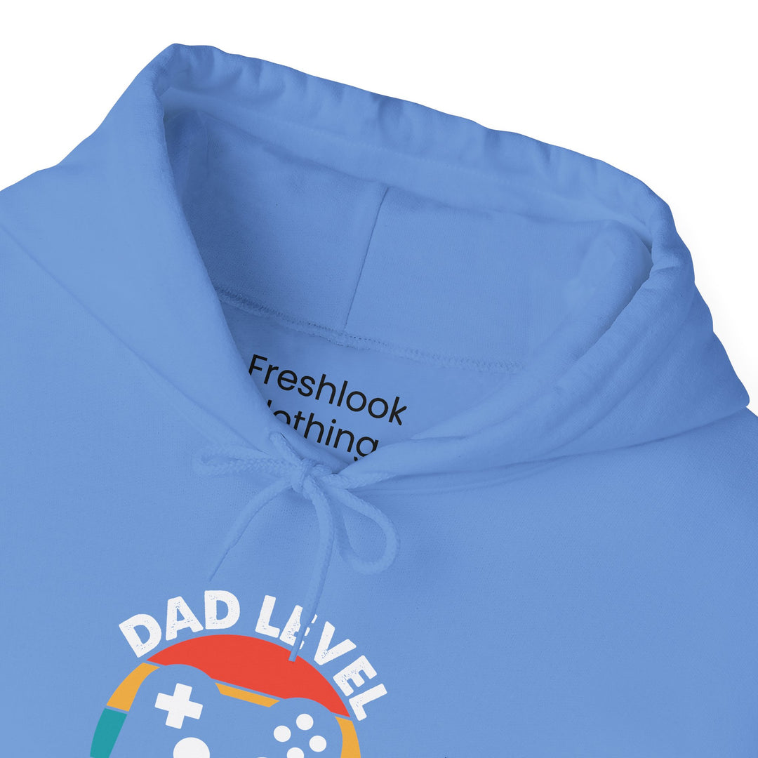 Dad’s Hooded Sweatshirt – Dad Level Unlocked Design