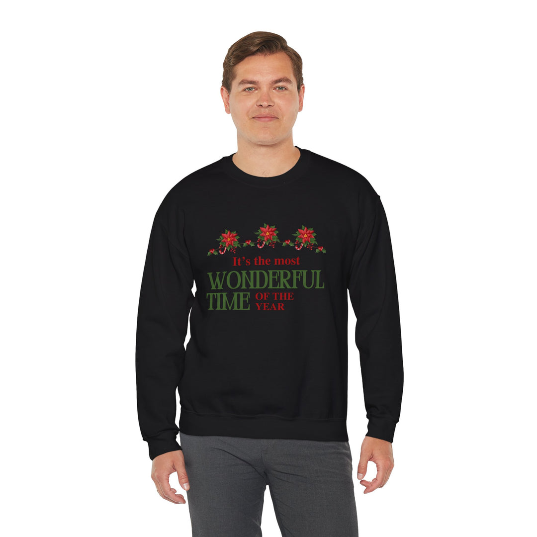 Sweatshirt — "It's the Most Wonderful Time of the Year" Holiday Crewneck
