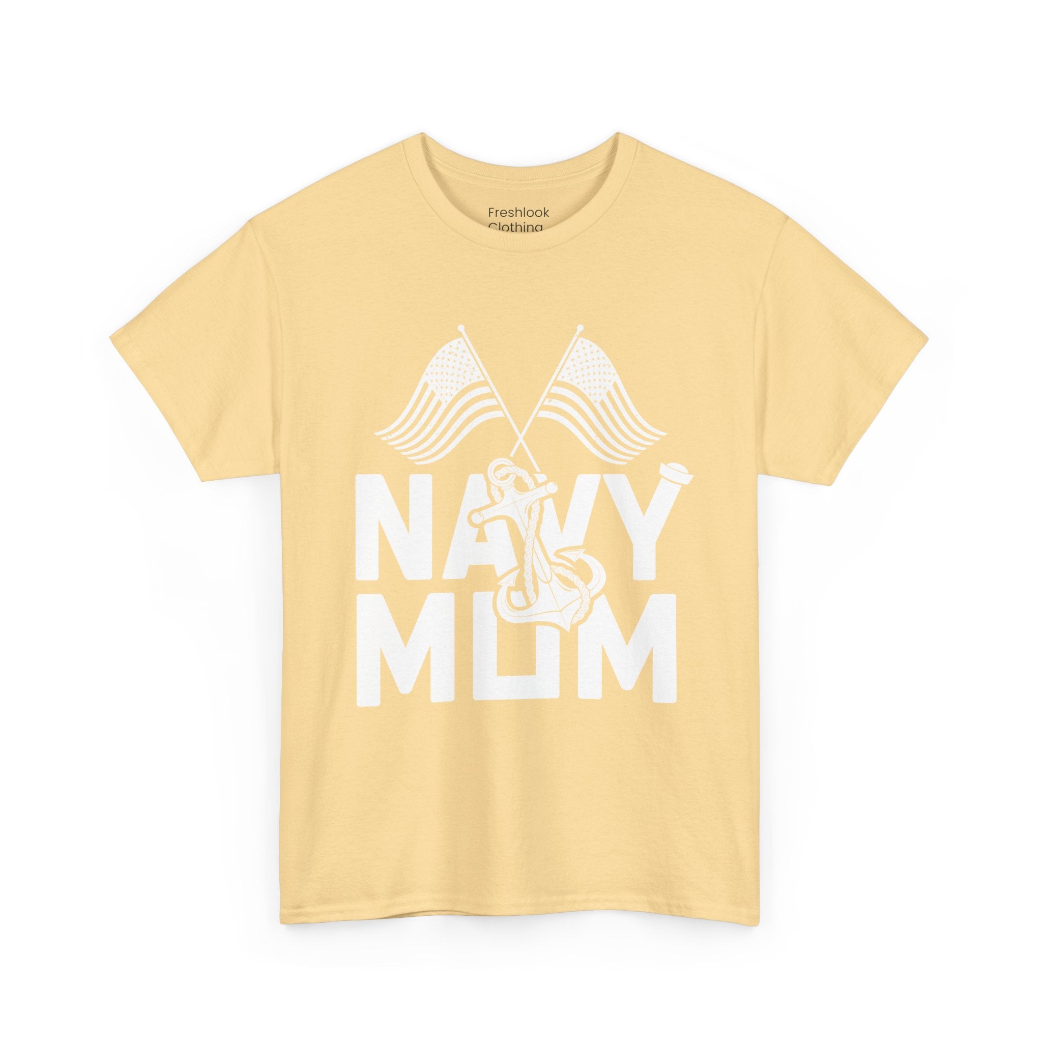 Mom T-Shirt – Navy Mom Design