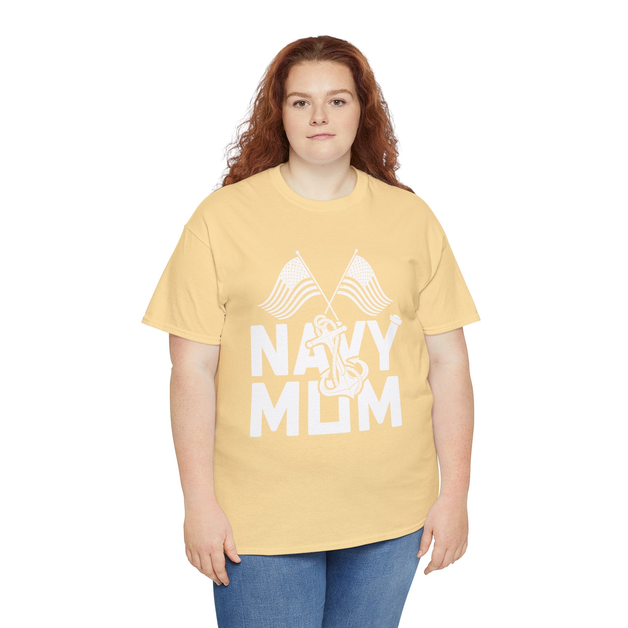 Mom T-Shirt – Navy Mom Design