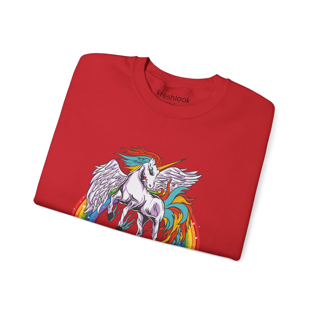 Mom Sweatshirt - Colorful MOMICORN Design
