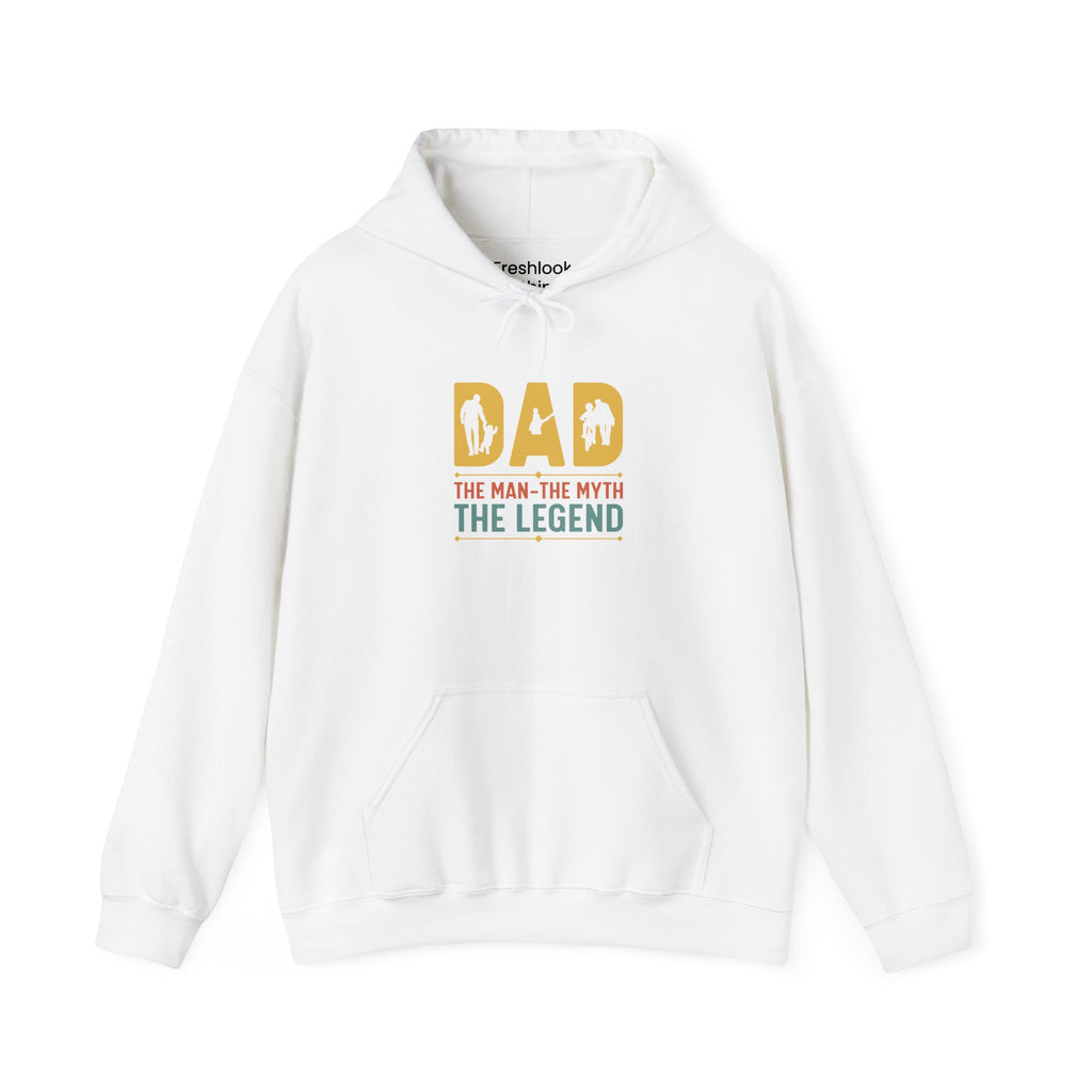 Dad’s Hooded Sweatshirt – Dad The Man The Myth The Legend Design