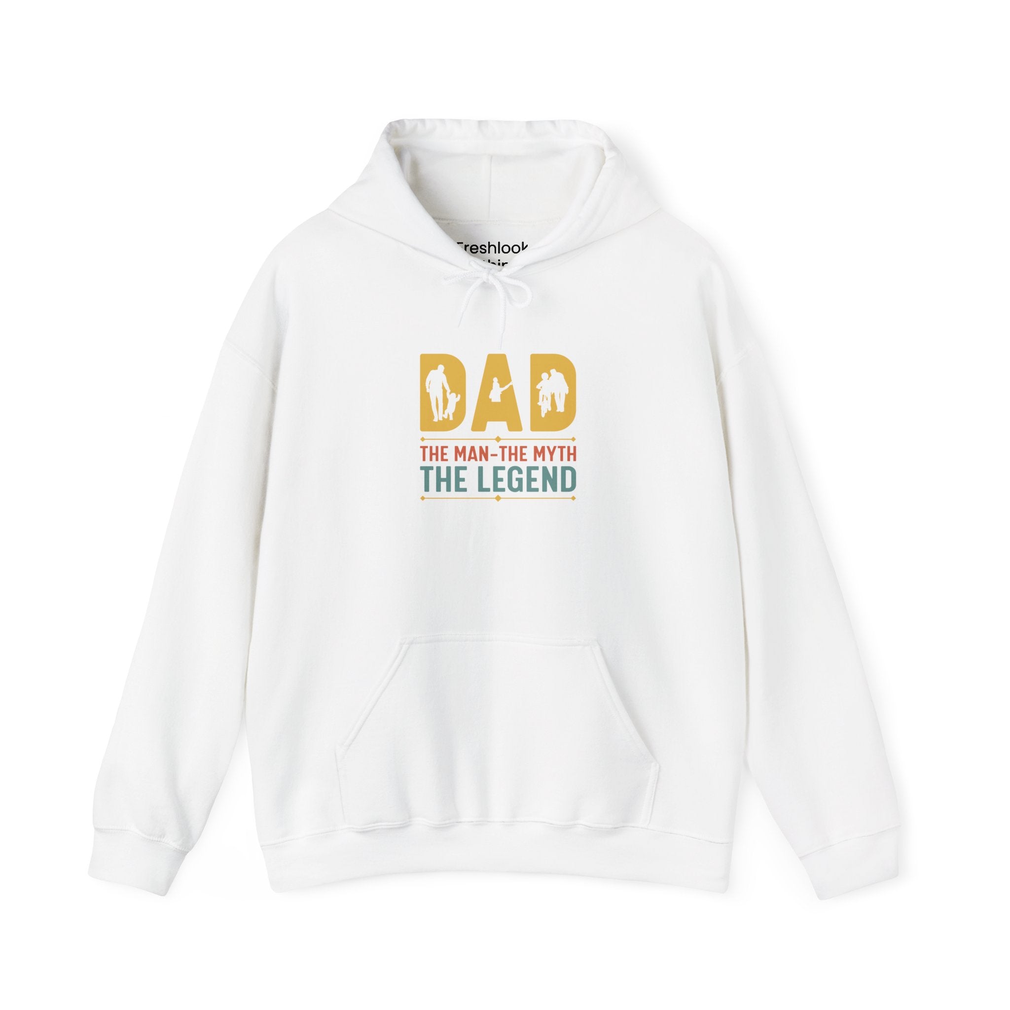Dad’s Hooded Sweatshirt – Dad The Man The Myth The Legend Design