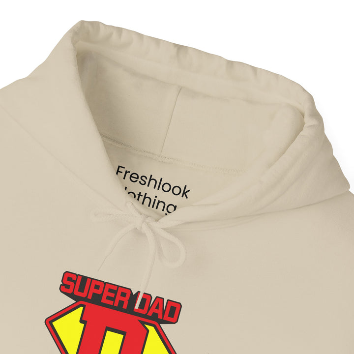 Dad’s Hooded Sweatshirt – Super Dad Design