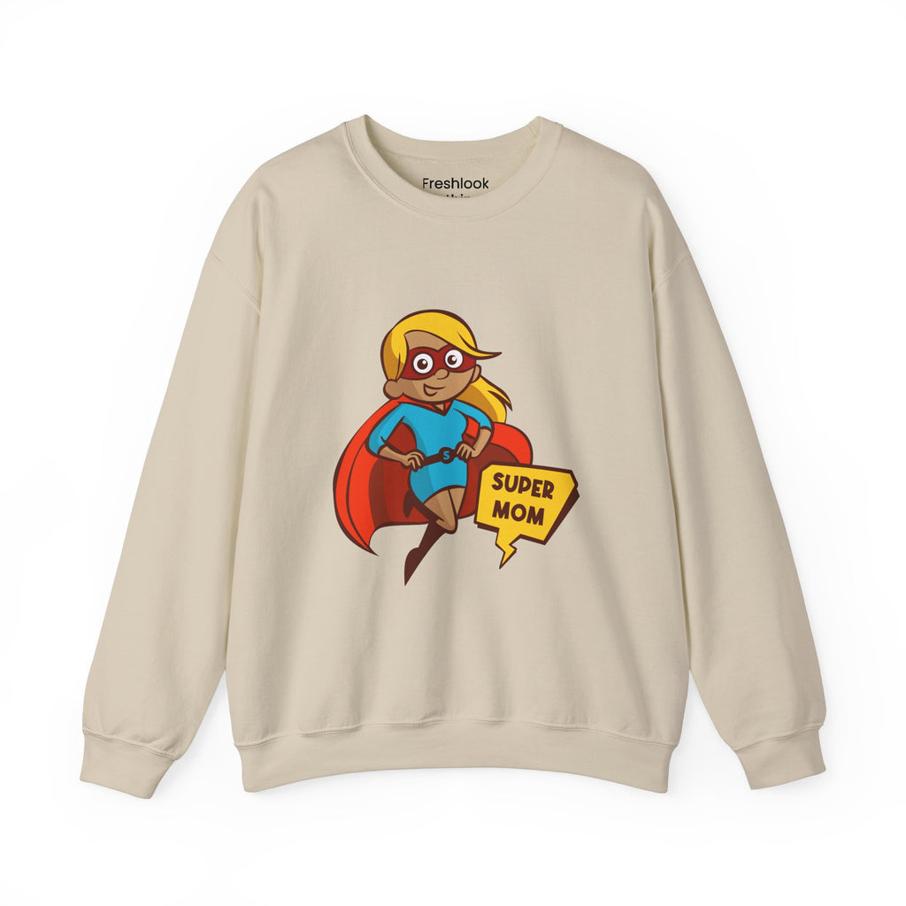 Mom Sweatshirt - Super Mom Design