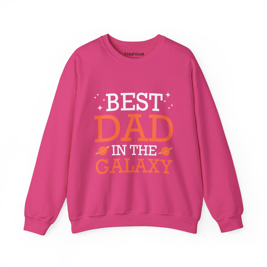 Dad’s Sweatshirt – Best Dad in the Galaxy Design