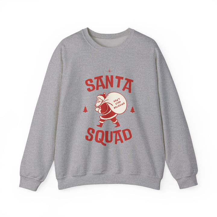 Santa Squad Sweatshirt — Retro Santa Holiday Crewneck